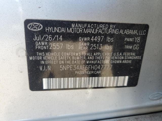 2015 HYUNDAI SONATA SPO - 5NPE34AF6FH047777