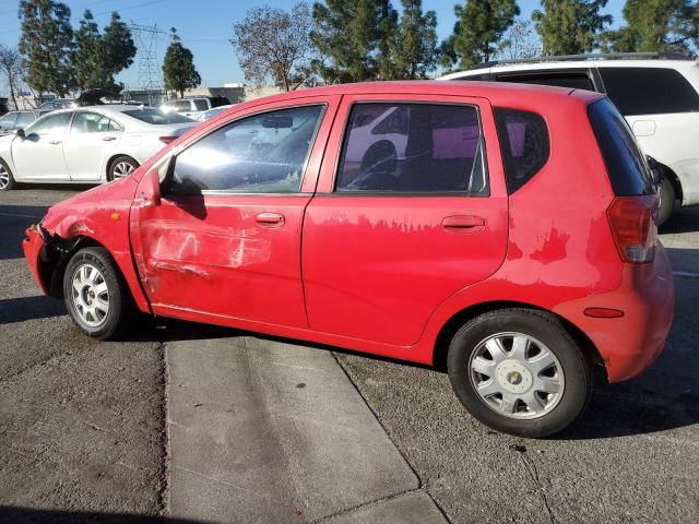 CHEVROLET AVEO LS 2004 red  gas KL1TJ62694B193152 photo #3