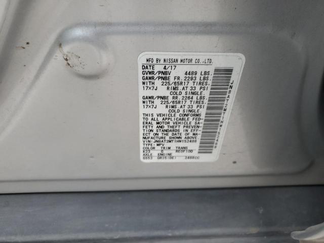 2017 NISSAN ROGUE S - JN8AT2MT1HW152488