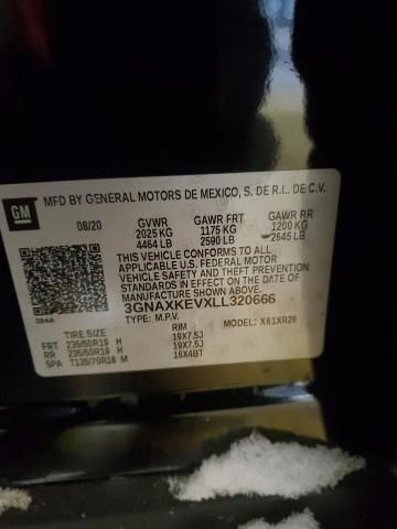 2020 CHEVROLET EQUINOX LT - 3GNAXKEVXLL320666
