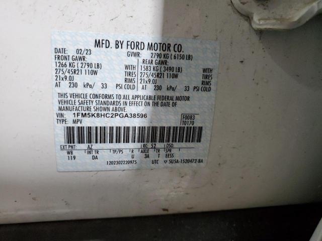 2023 FORD EXPLORER P 1FM5K8HC2PGA38596