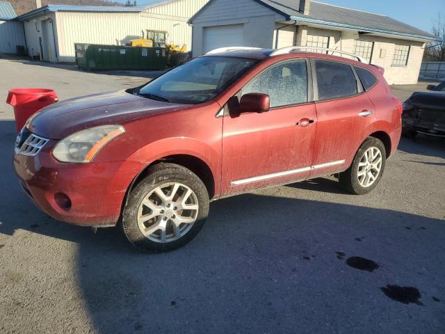 NISSAN ROGUE S 2013 red  gas JN8AS5MV4DW145177 photo #1