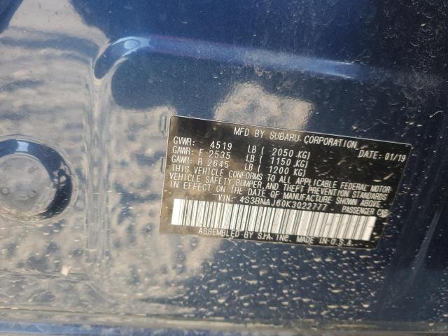 2019 SUBARU LEGACY 2.5 - 4S3BNAJ60K3022777