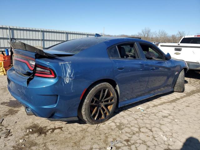 DODGE CHARGER SC 2020 blue  gas 2C3CDXGJ9LH217933 photo #4
