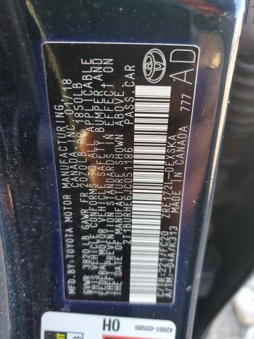 2018 TOYOTA COROLLA L - 2T1BURHE6JC051186