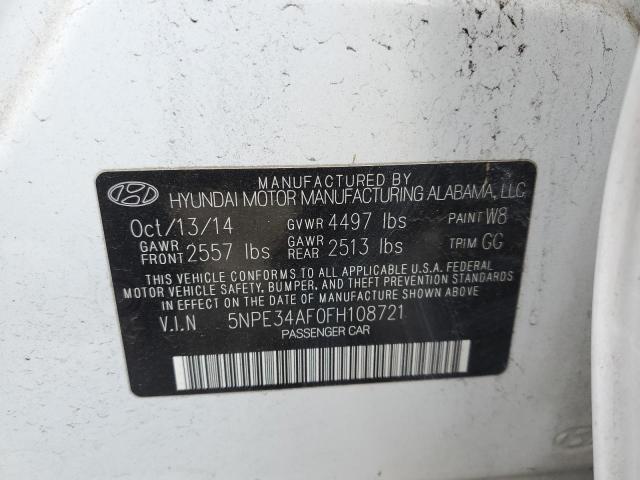 2015 HYUNDAI SONATA SPO 5NPE34AF0FH108721