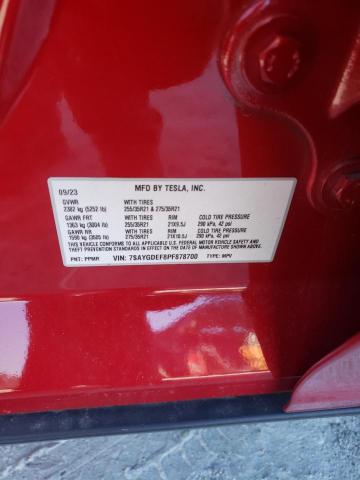 2023 TESLA MODEL Y - 7SAYGDEF8PF878700
