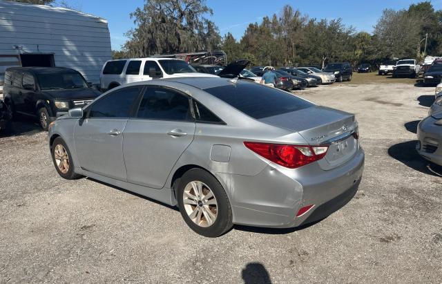 HYUNDAI SONATA GLS 2014 silver  gas 5NPEB4AC5EH849082 photo #4