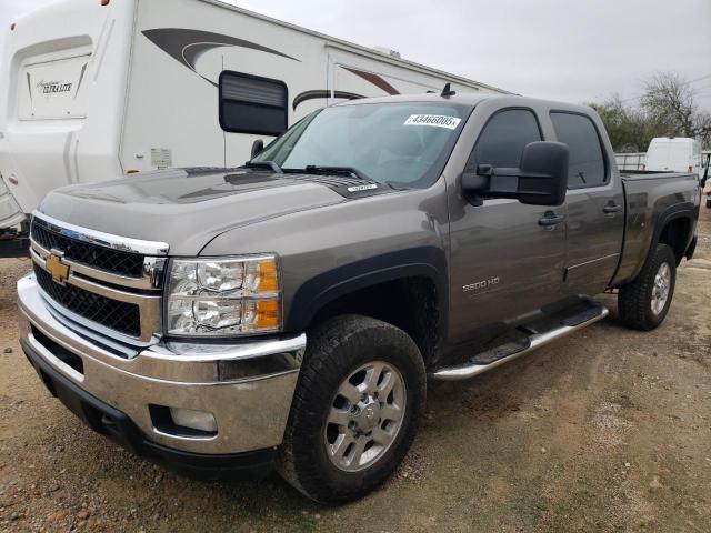 CHEVROLET SILVERADO 2012 brown crew pic flexible fuel 1GC4K0CG6CF208454 photo #1