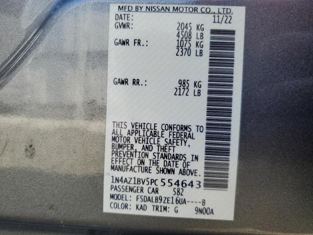 2023 NISSAN LEAF S 1N4AZ1BV5PC554643