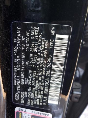 2021 HYUNDAI TUCSON LIM - KM8J3CAL2MU353985