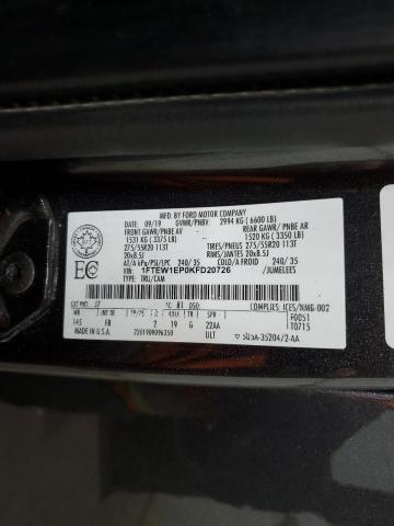 2019 FORD F150 SUPER - 1FTEW1EP0KFD20726