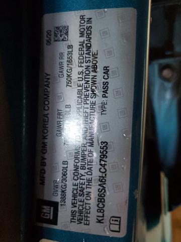 2020 CHEVROLET SPARK LS - KL8CB6SA6LC479553
