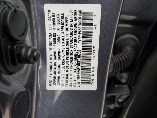 2019 HONDA INSIGHT TO 19XZE4F96KE010788
