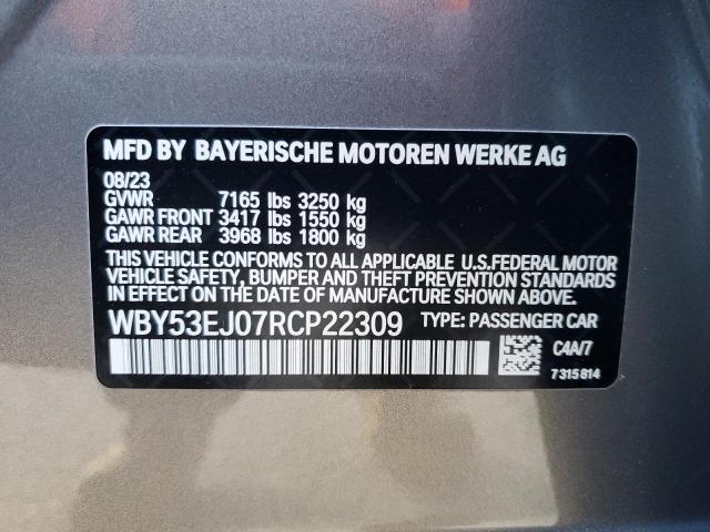 2024 BMW I7 XDRIVE6 WBY53EJ07RCP22309