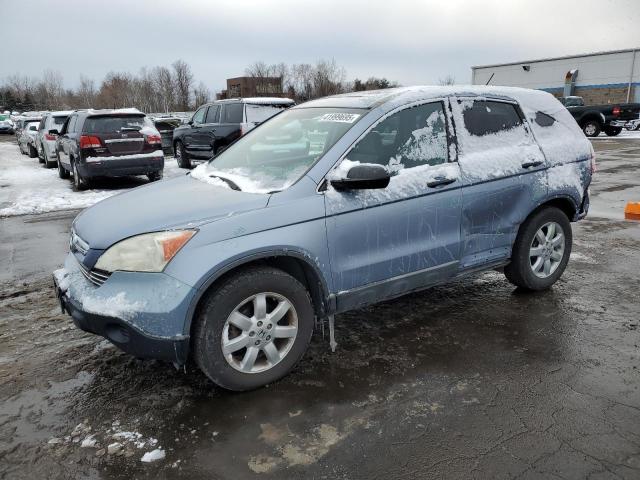 HONDA CR-V EX 2008 blue  gas 5J6RE48528L019721 photo #1