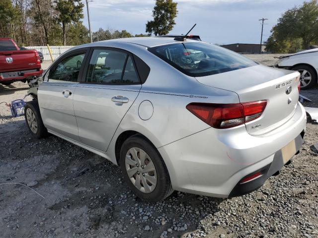 KIA RIO LX 2020 silver  gas 3KPA24AD6LE326968 photo #3