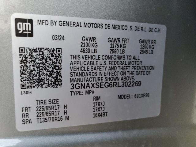 2024 CHEVROLET EQUINOX LS - 3GNAXSEG6RL302269