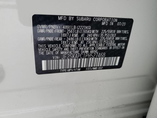 2023 SUBARU FORESTER L JF2SKAPC1PH527468