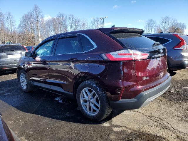 FORD EDGE SEL 2021 burgundy  gas 2FMPK4J97MBA26625 photo #3