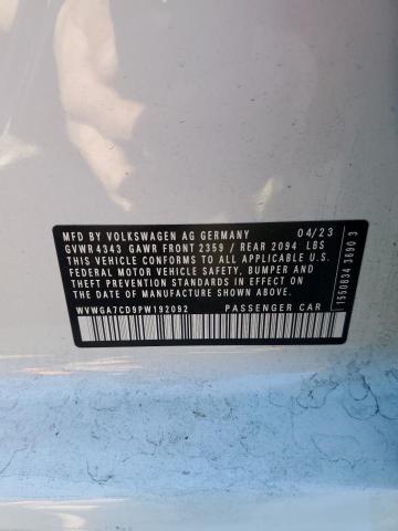 2023 VOLKSWAGEN GTI WVWGA7CD9PW192092