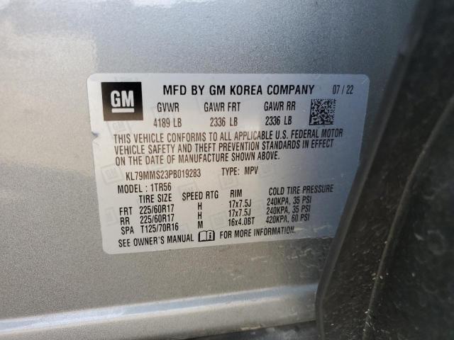 2023 CHEVROLET TRAILBLAZE - KL79MMS23PB019283