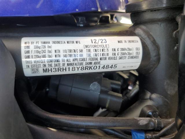 2024 YAMAHA YZFR3 A - MH3RH18Y8RK014845