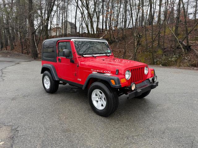 JEEP WRANGLER / 2004 red 2dr spor gas 1J4FA69S44P743301 photo #1