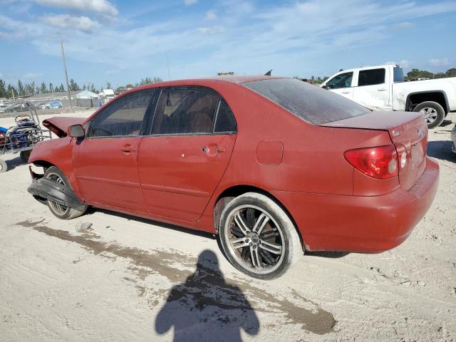 TOYOTA COROLLA CE 2005 maroon sedan 4d gas JTDBR32E452067463 photo #3