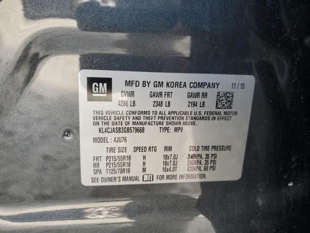 2016 BUICK ENCORE - KL4CJASB3GB579668