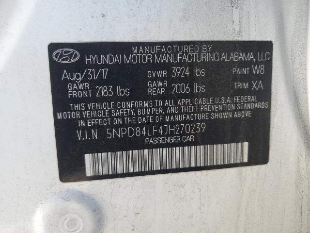 2018 HYUNDAI ELANTRA SE - 5NPD84LF4JH270239