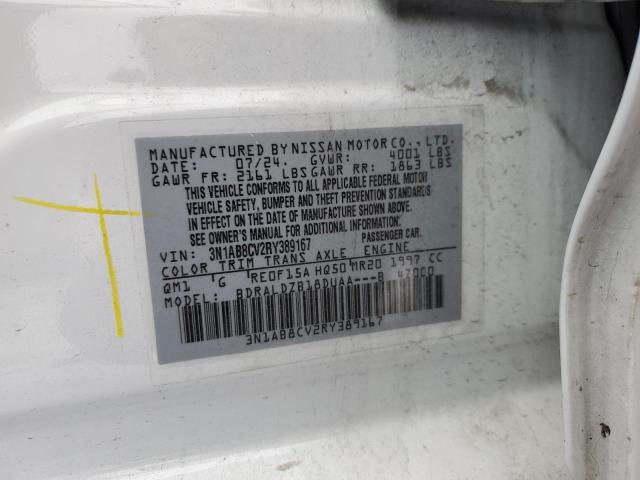 2024 NISSAN SENTRA SV - 3N1AB8CV2RY389167