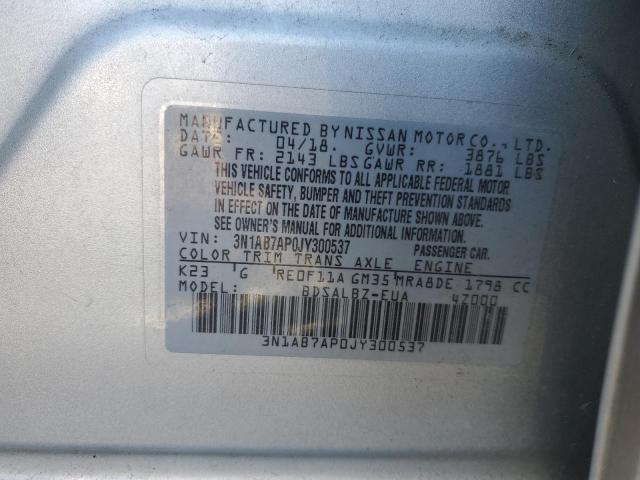 2018 NISSAN SENTRA S - 3N1AB7AP0JY300537