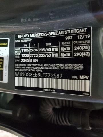 2020 MERCEDES-BENZ GLC 300 4M - W1N0G8EB9LF772589