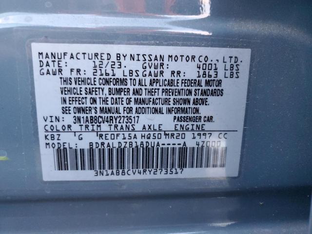 2024 NISSAN SENTRA SV - 3N1AB8CV4RY273517
