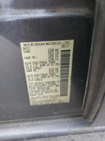 2017 NISSAN FRONTIER S - 1N6AD0FV4HN773593