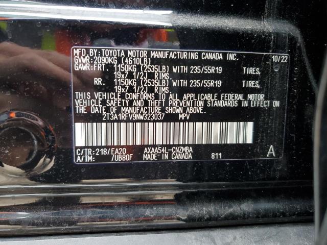 2022 TOYOTA RAV4 XLE P 2T3A1RFV9NW323037