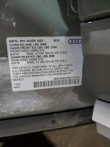 2023 AUDI Q5 PRESTIG WA1FAAFY5P2167313