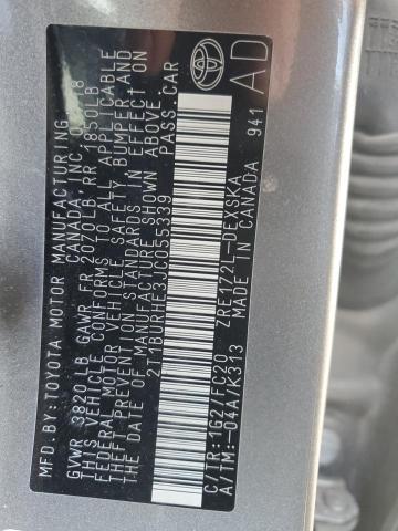 2018 TOYOTA COROLLA L - 2T1BURHE3JC055339