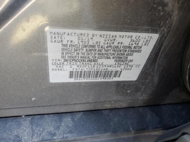 2019 NISSAN KICKS S - 3N1CP5CUXKL498303