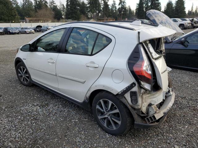 TOYOTA PRIUS C 2019 white  hybrid engine JTDKDTB30K1624691 photo #3