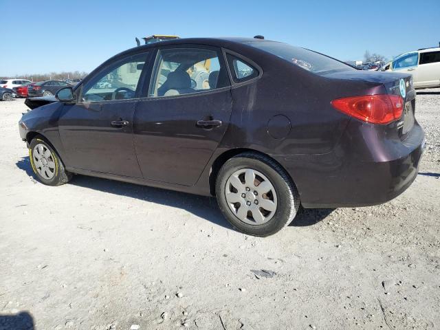 HYUNDAI ELANTRA GL 2008 purple sedan 4d gas KMHDU46D58U482942 photo #3