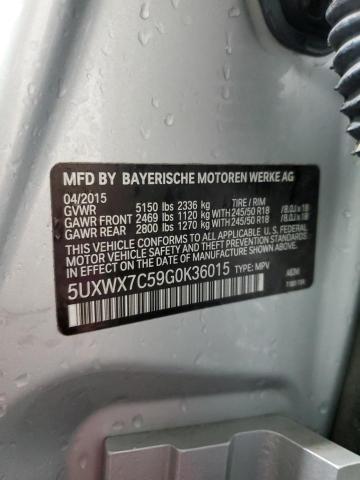 2016 BMW X3 XDRIVE3 - 5UXWX7C59G0K36015