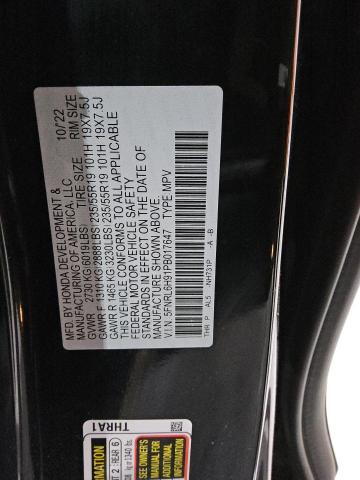 2023 HONDA ODYSSEY EL 5FNRL6H91PB017647