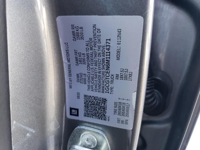 2021 CHEVROLET COLORADO L 1GCGTCEN6M1114371