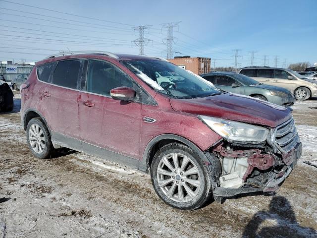 Vin: 1fmcu9j9xhue45610, lot: 42212035, ford escape titanium 20174