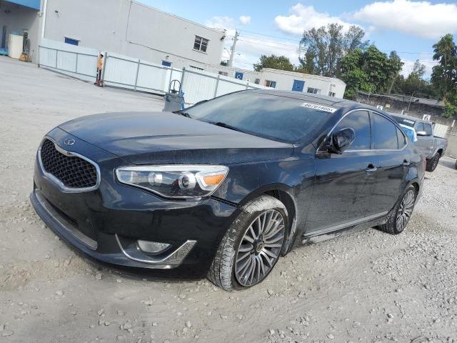 KIA CADENZA LU 2016 black  gas KNALN4D7XG5198982 photo #1