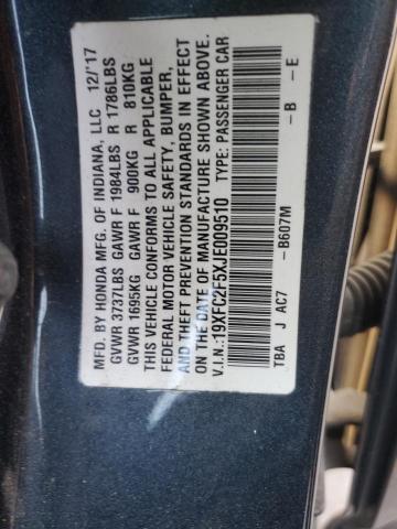 2018 HONDA CIVIC LX - 19XFC2F5XJE009510
