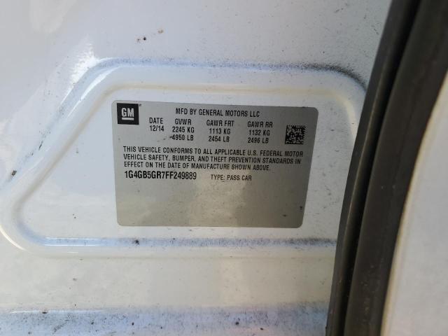 2015 BUICK LACROSSE - 1G4GB5GR7FF249889