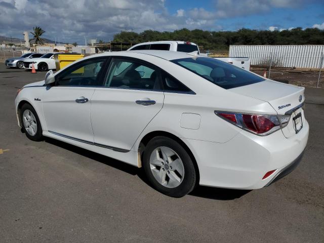 HYUNDAI SONATA HYB 2012 white sedan 4d hybrid engine KMHEC4A44CA021837 photo #3